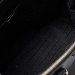 Pre Owned Prada Black Leather Large Double Zip Tote