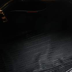 Pre Owned Prada Black Saffiano Leather Gardener's Tote