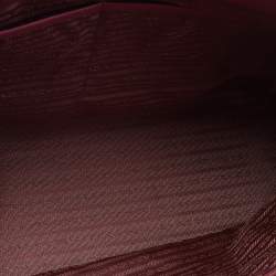 Pre Owned Prada Pink Saffiano Leather Large Double Zip Tote