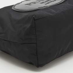 Pre Owned Prada Black Nylon Hobo