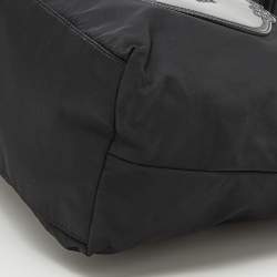 Pre Owned Prada Black Nylon Hobo