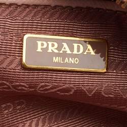 Pre Owned Prada Light Pink Saffiano Leather Mini Camera Crossbody Bag