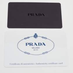 Pre Owned Prada Beige Vitello Move Leather French Compact Wallet