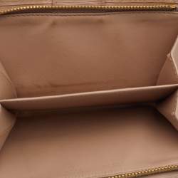 Pre Owned Prada Beige Vitello Move Leather French Compact Wallet