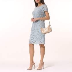 Pre Owned Prada Beige Saffiano Lux Re-Edition 2005 Shoulder Bag