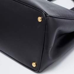 Pre Owned Prada Black Saffiano Leather Gardener's Tote
