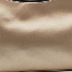 Pre Owned Prada Grey Satin Vintage Shoulder Bag