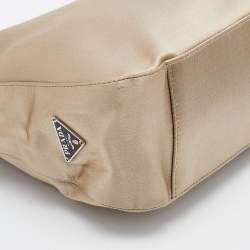 Pre Owned Prada Grey Satin Vintage Shoulder Bag