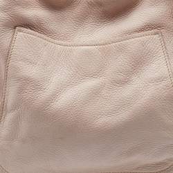 مملوكة مسبقًا Prada Pale Pink Vitello Daino Leather Hobo