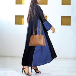 Pre Owned Prada Brown Saffiano Leather Medium Promenade Satchel