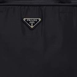 Pre Owned Prada Black Nylon Satchel