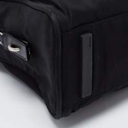Pre Owned Prada Black Nylon Satchel