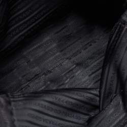 Pre Owned Prada Black Nylon Satchel