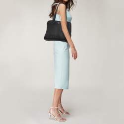 Pre Owned Prada Black Nylon Satchel