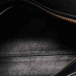 Pre Owned Prada Brown/Black Saffiano Lux and City Leather Esplanade Crossbody Bag