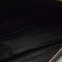 Pre Owned Prada Black Saffiano Lux Leather Re-Edition 2005 Shoulder Bag