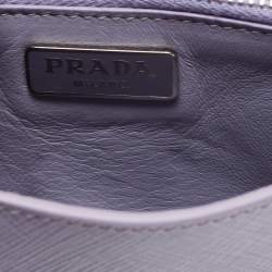 Prada Lilac Saffiano Lux Leather Small Crossbody Bag