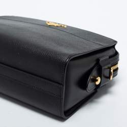 Pre Owned Prada Black Saffiano Leather Esplanade Shoulder 
