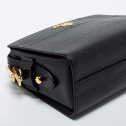 Pre Owned Prada Black Saffiano Leather Esplanade Shoulder 