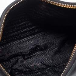 Pre Owned Prada Black Saffiano Lux Leather Re-Edition 2005 Shoulder Bag