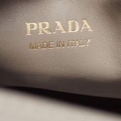 Pre Owned Prada Grey Saffiano Leather Paradigme Tote