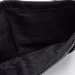 Pre Owned Prada Black Nylon Trifold Wallet