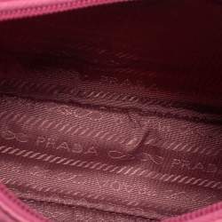 Pre Owned Prada Pink Nylon Mini Re-Edition 2000 Shoulder Bag