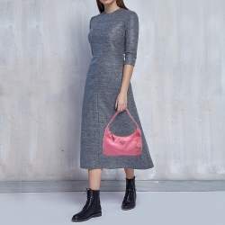 Pre Owned Prada Pink Nylon Mini Re-Edition 2000 Shoulder Bag