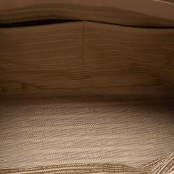 Prada Beige Saffiano Lux Leather Large Galleria Double Zip Tote