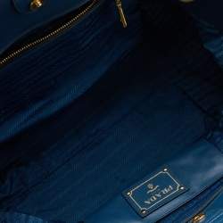 Pre Owned Prada Blue Leather Phenix Tote