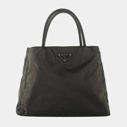 Prada Tessuto City Nylon Tote Bag in Black