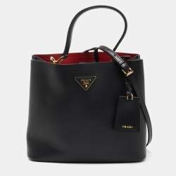 Sold Prada Saffiano 30 Fuoco Like New.