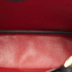 Prada Black Saffiano Lux Leather Panier Top Handle Bag