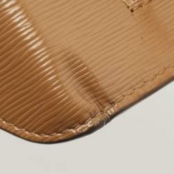Prada Brown Move Leather Envelope Slim Wallet