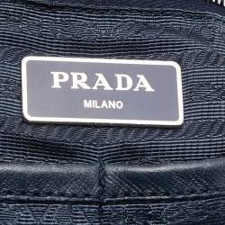Pre Owned Prada Navy Blue Nylon Tessuto Diaper Bag