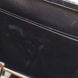 Prada Multicolor Saffiano Leather Patched Frame Crossbody Bag