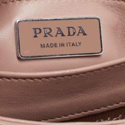 Prada Beige Quilted Leather Spectrum Flap Shoulder Bag