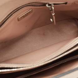 Pre Owned Prada Beige Saffiano Cuir Leather Twin Tote