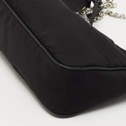 Prada Black Nylon Re-Edition 2005 Shoulder Bag
