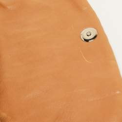 Prada Beige Gaufre Leather Flap Chain Shoulder Bag
