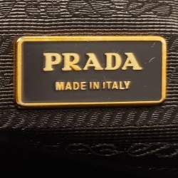 Pre Owned Prada Bronze Leather Frame Satchel