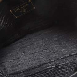 Pre Owned Prada Black Vitello Leather Phoenix Tote