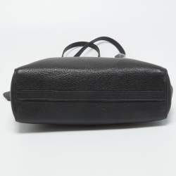 Pre Owned Prada Black Vitello Leather Phoenix Tote