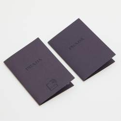 Pre Owned Prada Pink Saffiano Leather Small Embellished Panier Bag