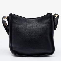 Prada Black Vitello Daino Leather Shoulder Bag