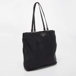 Prada Black Tessuto Tote Bag