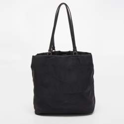 Prada Black Tessuto Tote Bag