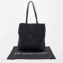 Prada Black Tessuto Tote Bag
