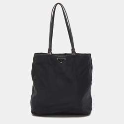 Prada Black Tessuto Tote Bag