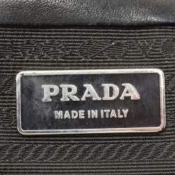 Pre Owned Prada Black Nylon and Leather Easy Shoulder Bag